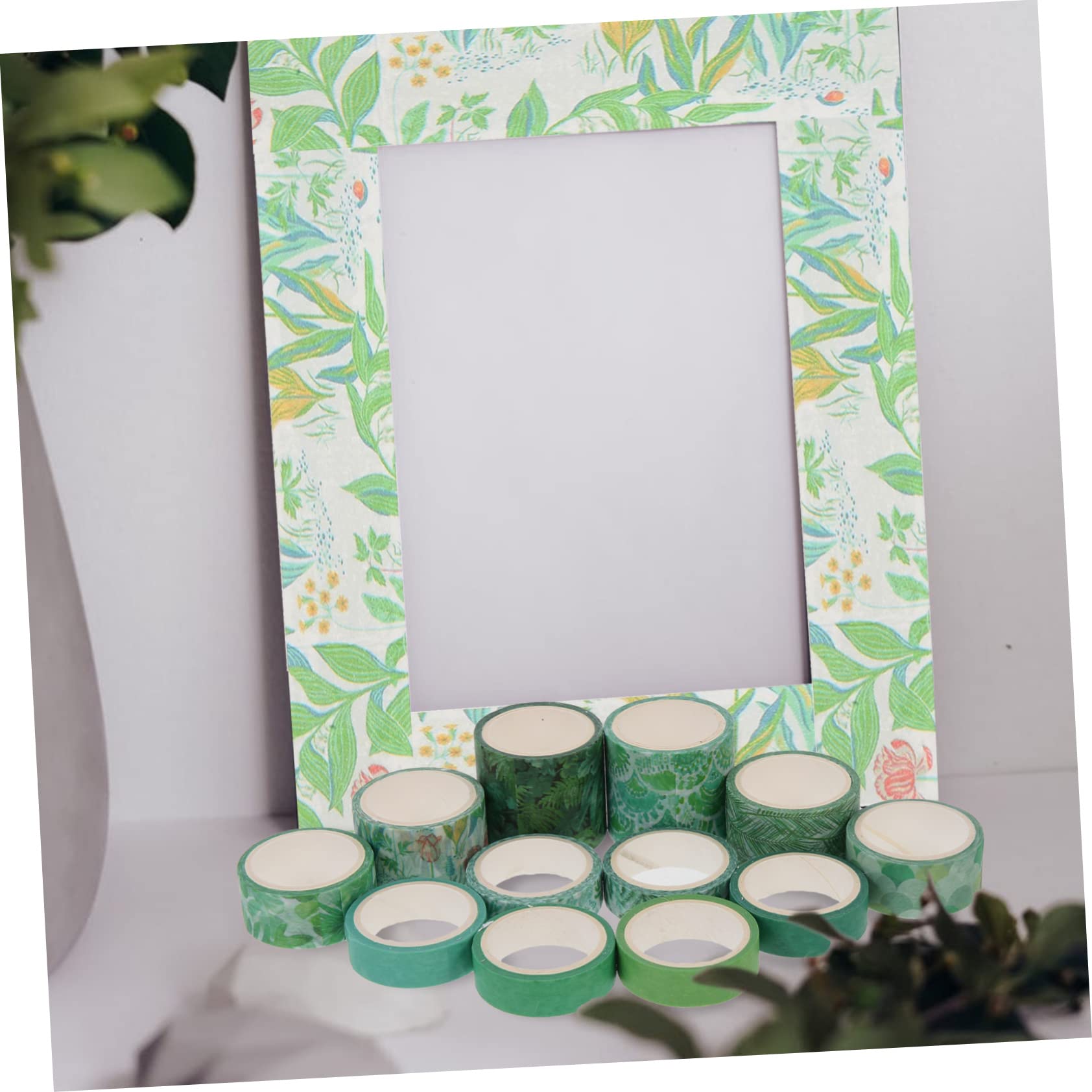 NUOBESTY 36rotoli Nastro Decorativo Washi Colorato Per Scrapbooking e Fai Da Te Adesivi Creativi Per Diari e Artigianato Design Elegante e Stampa Vivace Versatile Per Progetti Artistici e