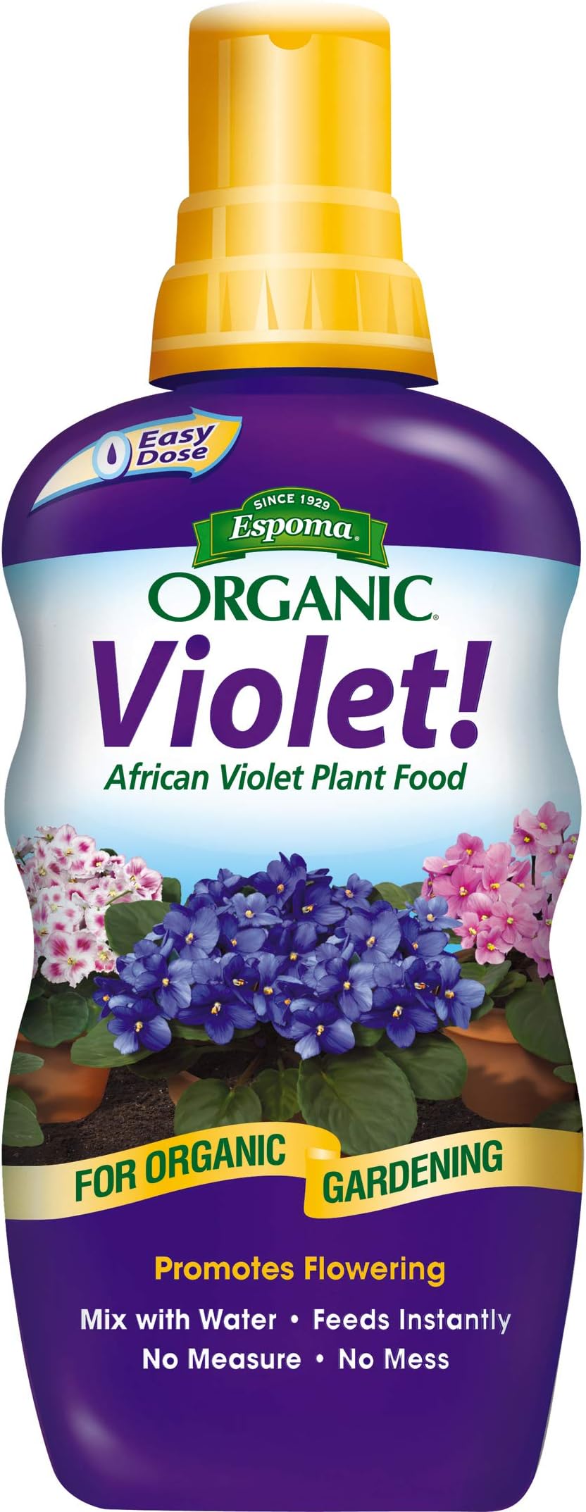 Espoma Orchid! Liquid Plant Food, Natural & Organic Bloom Booster for Orchids, 8 fl oz, Pack of 6