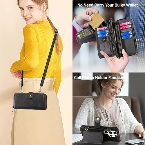 Miniatura 3 de Funda tipo cartera para Samsung Galaxy Note20 Ultra, funda tipo cartera multifunción, desmontable 3 en 1 magnética Note20 Ultra, funda para teléfono