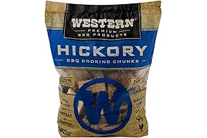 Enrich Your Grilling with Western Premium BBQ Hickory Cooking Chunks