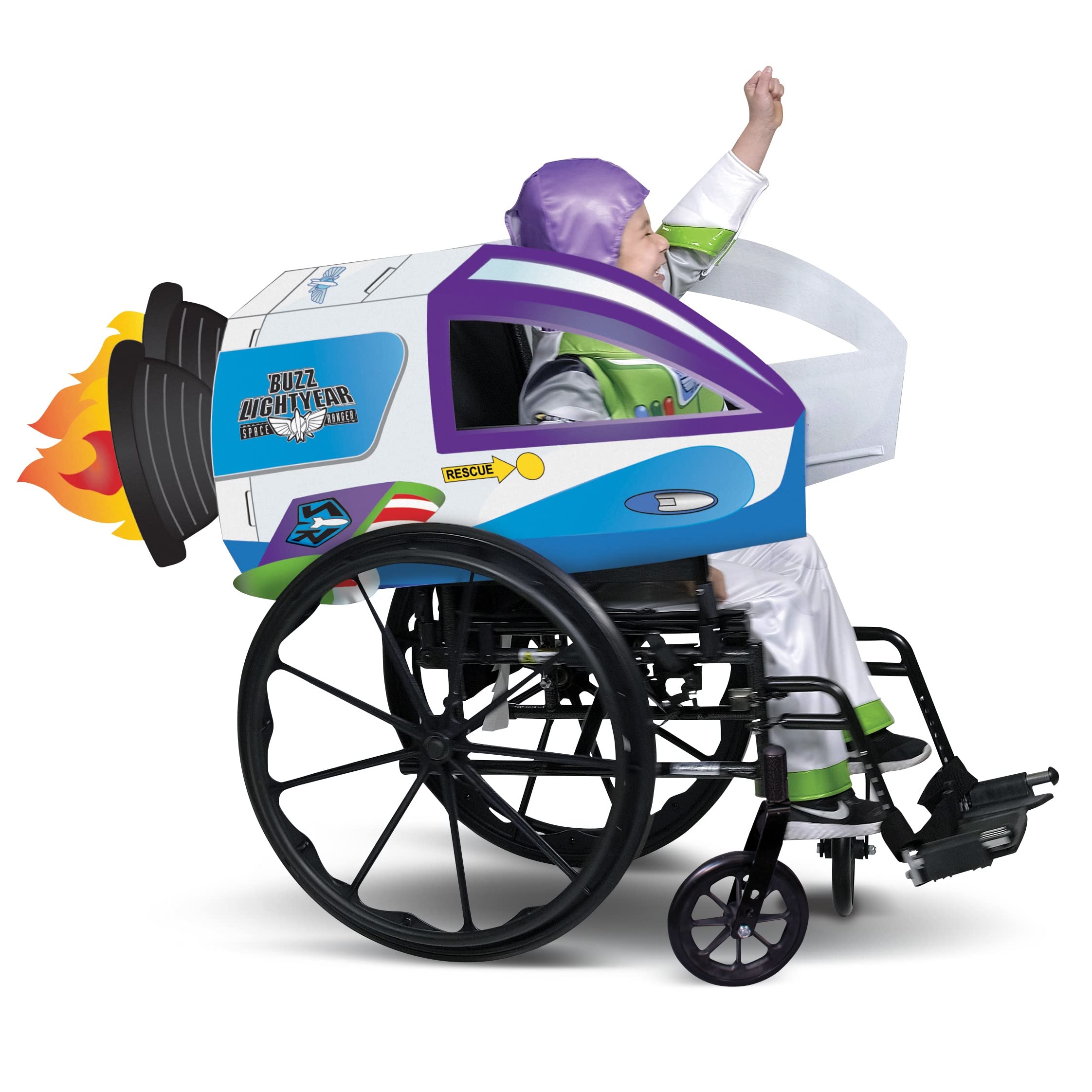 Buzz Lightyear - Funda adaptativa para silla de ruedas