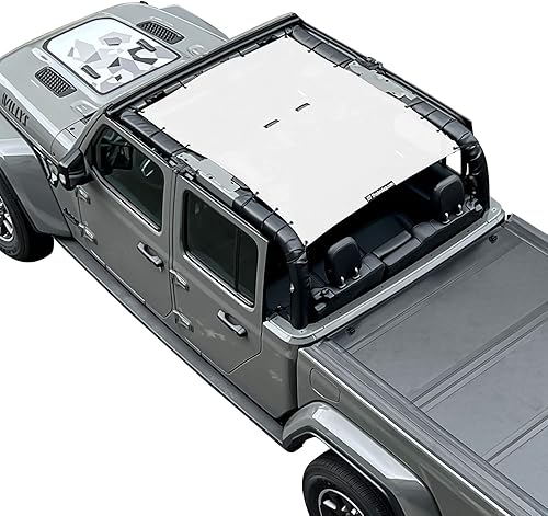 Miniatura 61 de Shadeidea - Parasol para capota de automóvil, parte delantera y trasera, funda de malla de color gris, bloqueador ultravioleta con bolsa