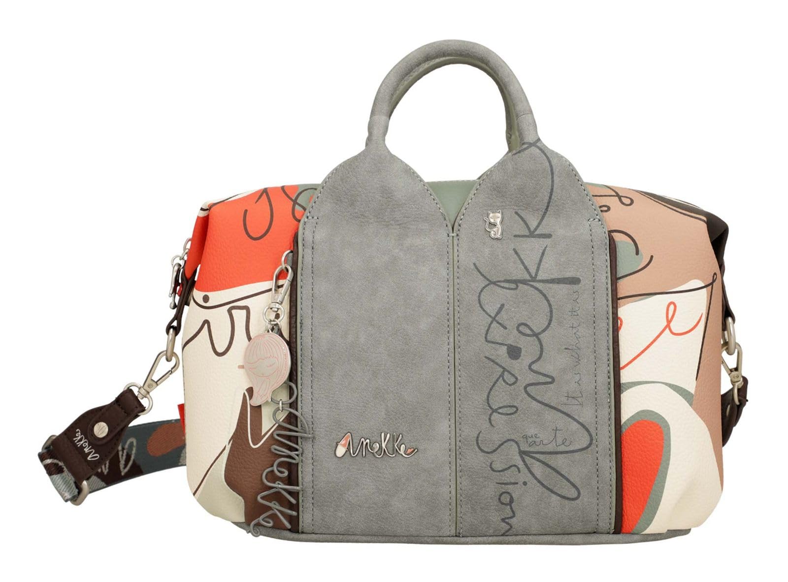 Sac bowling Anekke Alma L multicolore aux finitions artisanales