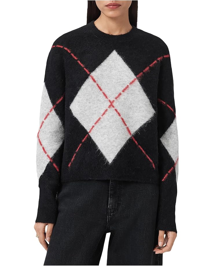 AllSaints Lou Argyle Jumper - Main View