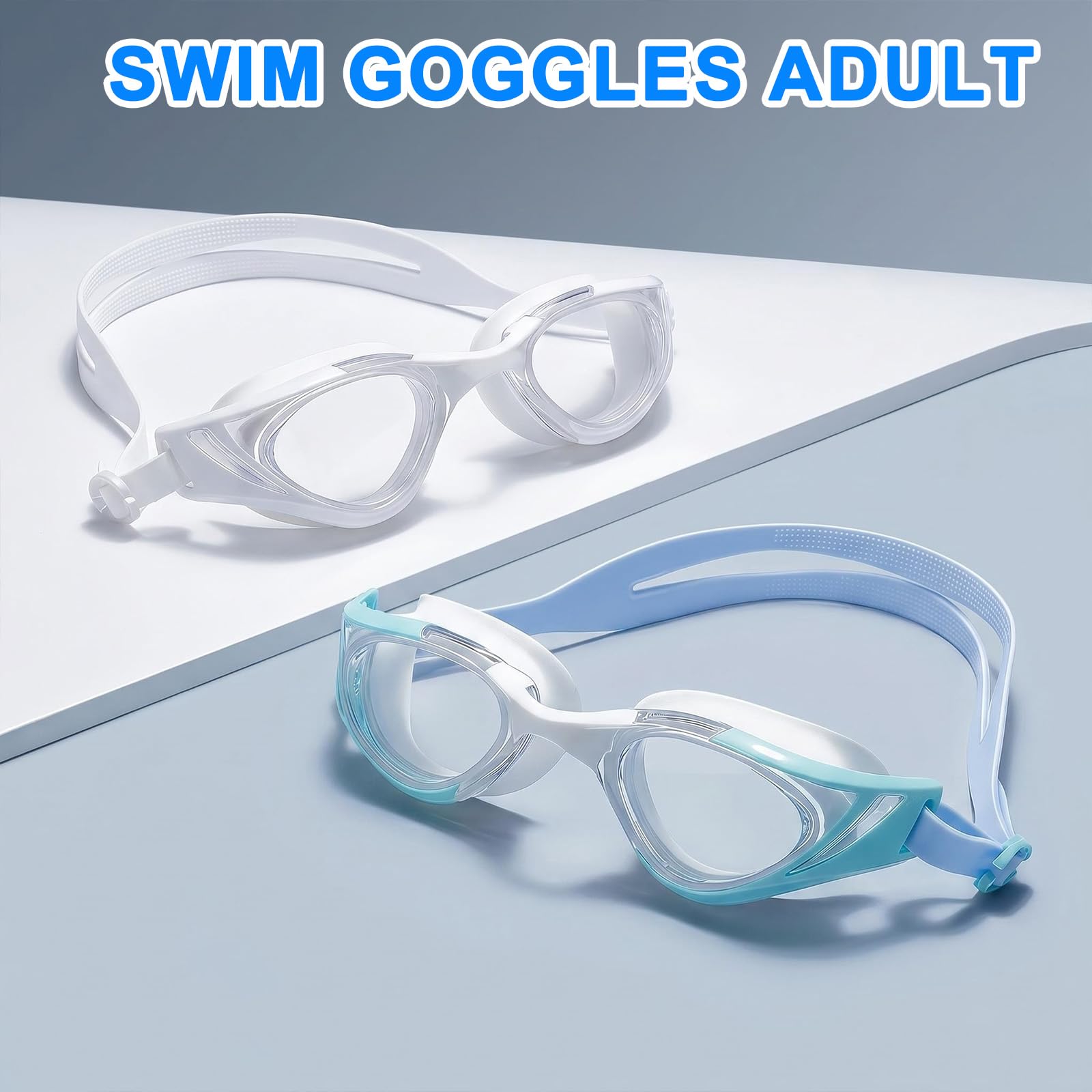 Schwimmbrille, super klare Sicht, Schwimmbrille für Erwachsene, geeignet für alle Arten von Schwimmprogrammen