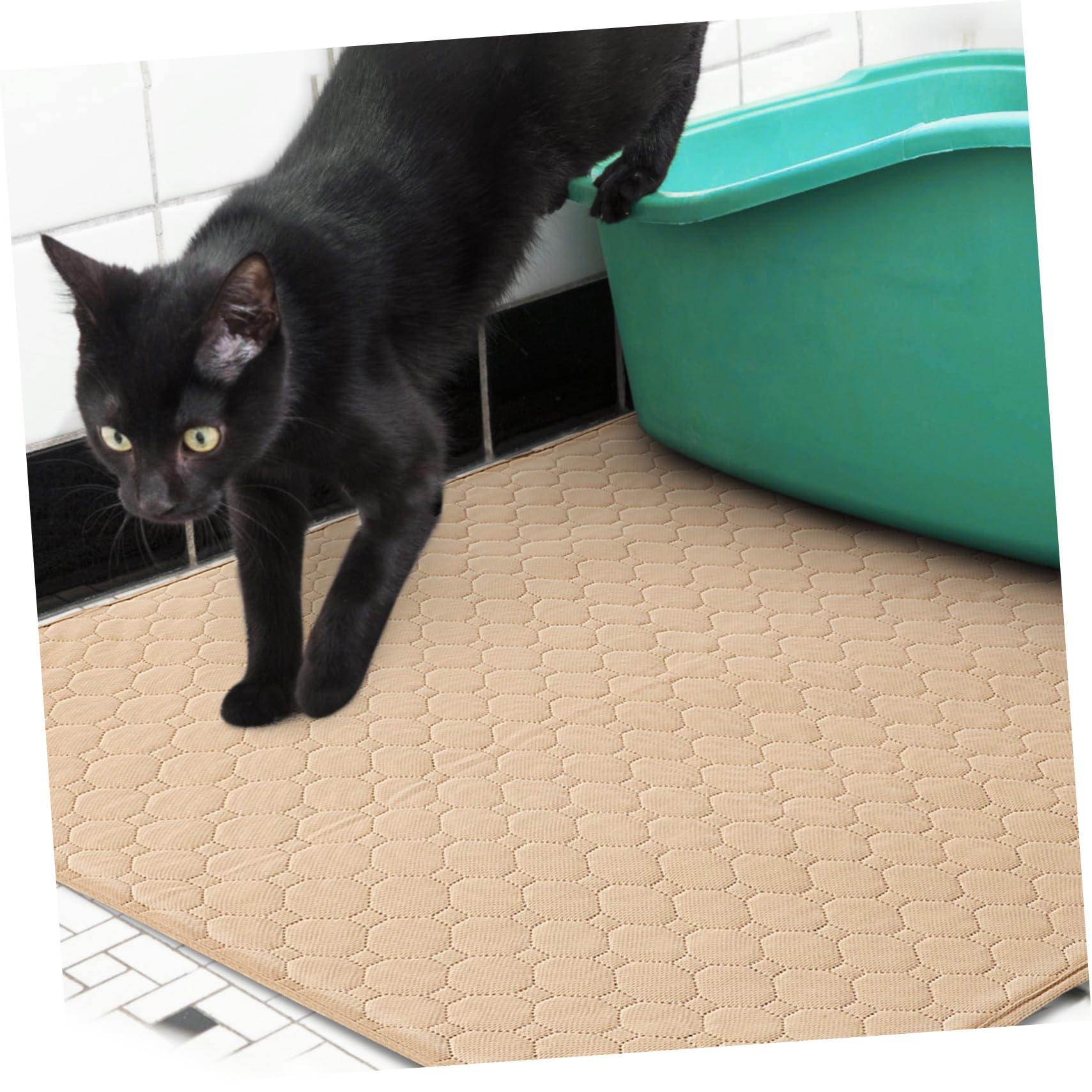 Toyvian 2piezas Almohadilla y Anti-orinar para Gatos de Material Absorbente para Entrenamiento de Baño Empapador Lavable para Perros Empapador para Camas de Mascotas Unidades