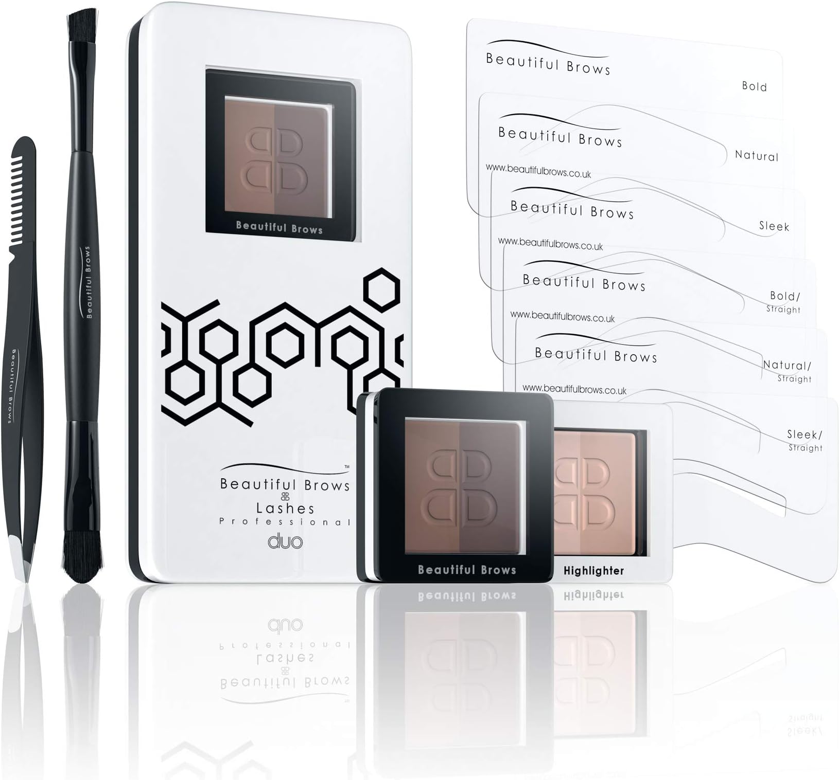 DUO EYEBROW KIT (Light Brown- Medium Brown)