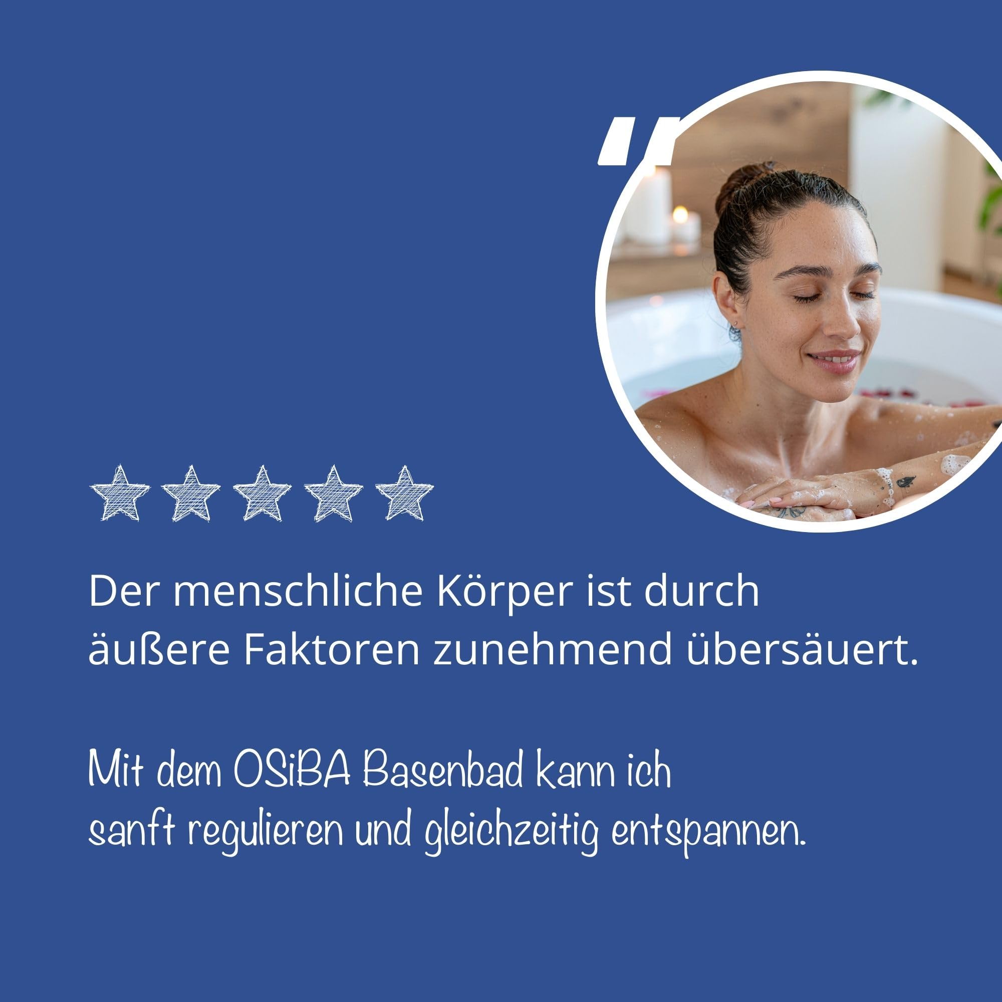 Emiko - OSiBA Basenbad - Basischer Badezusatz - 1400g für 15 Vollbäder - mineralischer Badezusatz für die sanfte Entsäuerung beim Baden