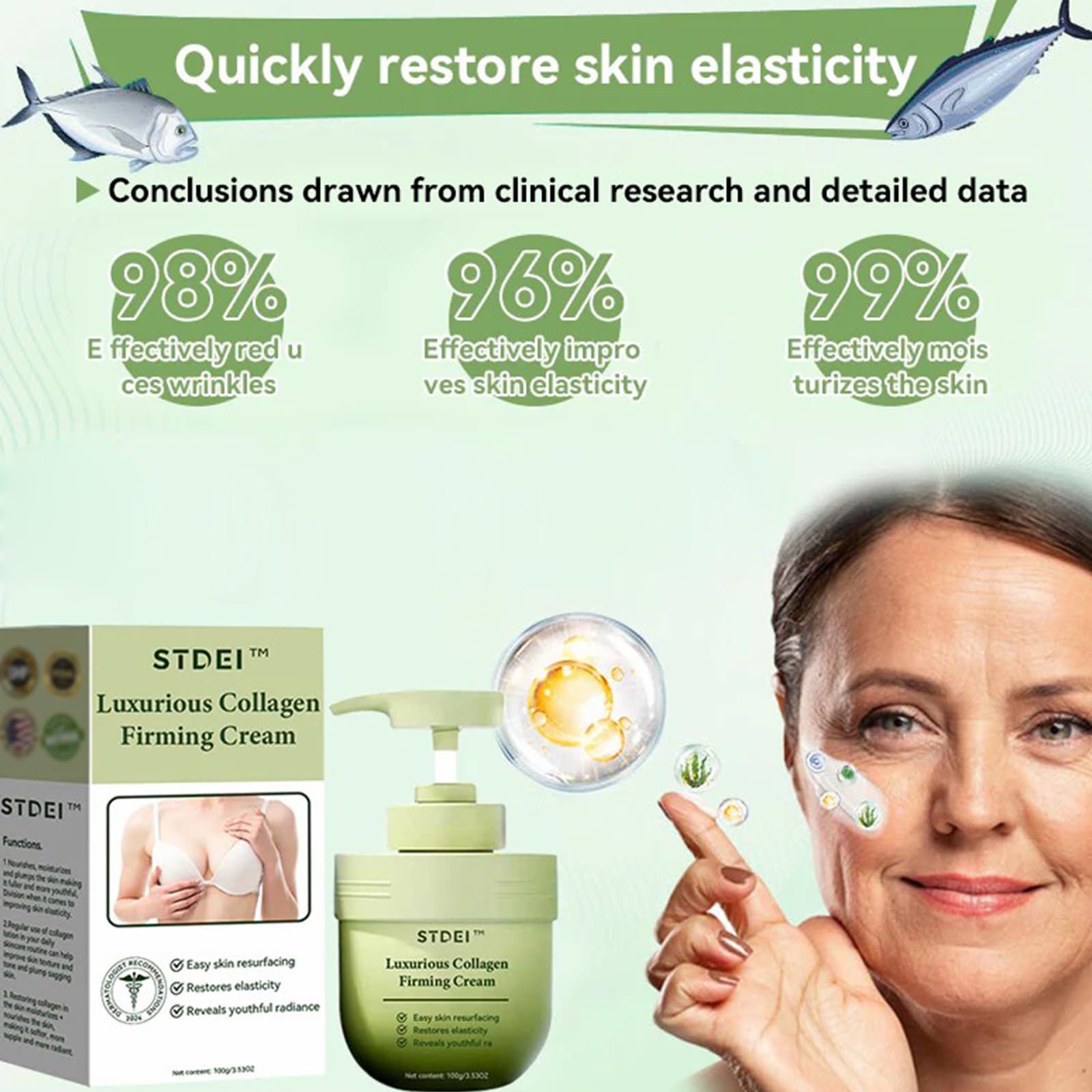 Amazon.com : Luhaka STDEI Luxurious Collagen Firming Cream, Stdei