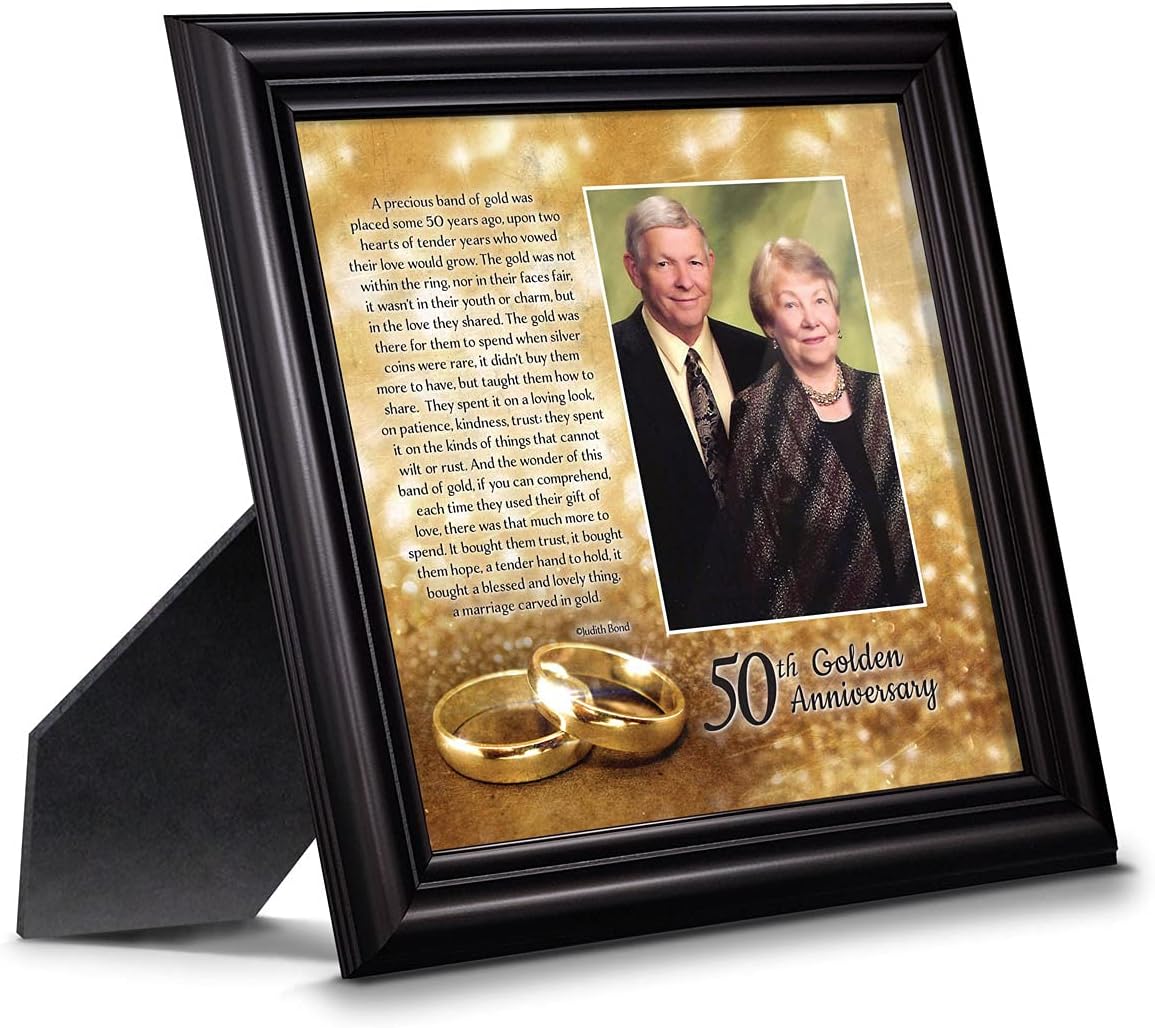 Crossroads Home Décor 50th Wedding for Parents, 50th Anniversary Decorations for