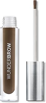 WUNDERBROW Eyebrow Gel, Waterproof, Smudgeproof, Lasts for Days, Shade: Deep Black/Brown, Vegan and Cruelty-Free