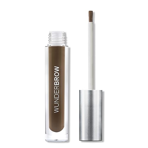 WUNDERBROW Eyebrow Gel, Waterproof, Smudgeproof, Long Lasting, Shade: Deep Black/Brown,