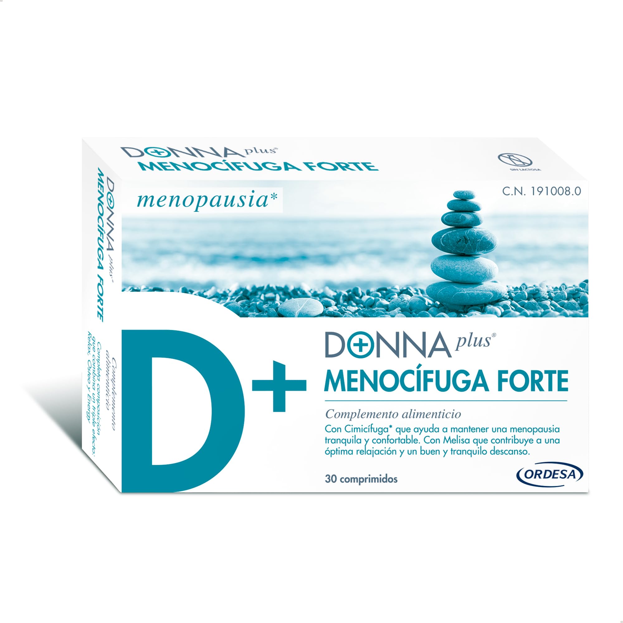 DONNAplus Menocífuga Forte | 30 comprimidos | Complemento Alimenticio para la Mujer en Edad de Menopausia con Melisa y Vitaminas