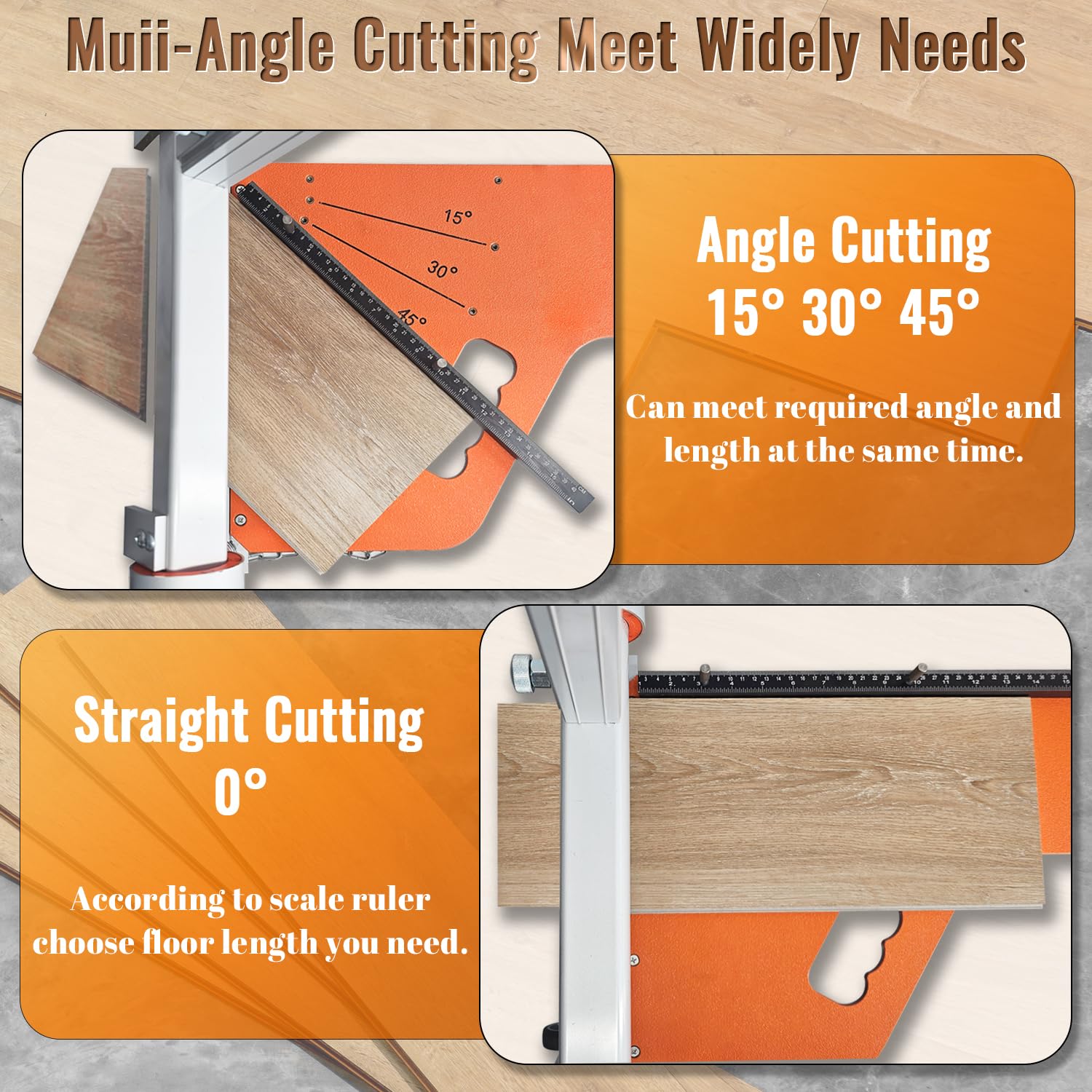 NAACOO Laminate Floor Cutter - Cut Flooring Fast -2