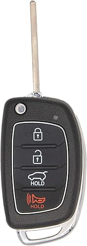 Keyless2Go Reemplazo para llave de coche con tapa para Hyundai Santa Fe TQ8-RKE-3F04 95430-4Z100