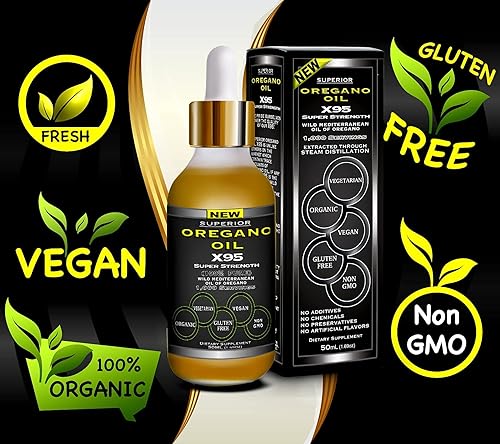 Miniatura 4 de Minerales de traza iónico de ácido húmico fúlvico con electrolitos, suplemento líquido más gotas de aceite de orégano súper fuerte, más versátil que