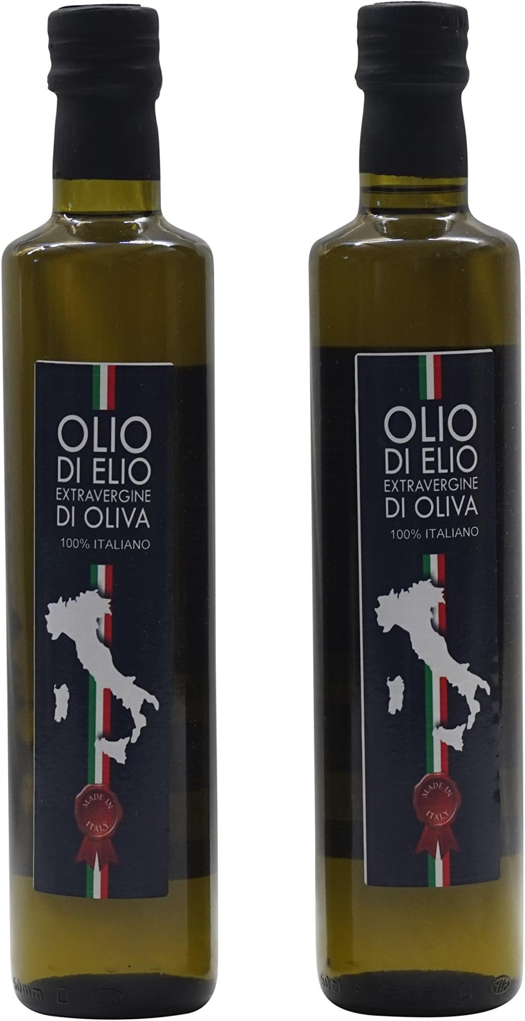 Olio di Elio: Olio extra vergine d'oliva - 2 Half litre bottles total 1 Litere 100% Made in Italy