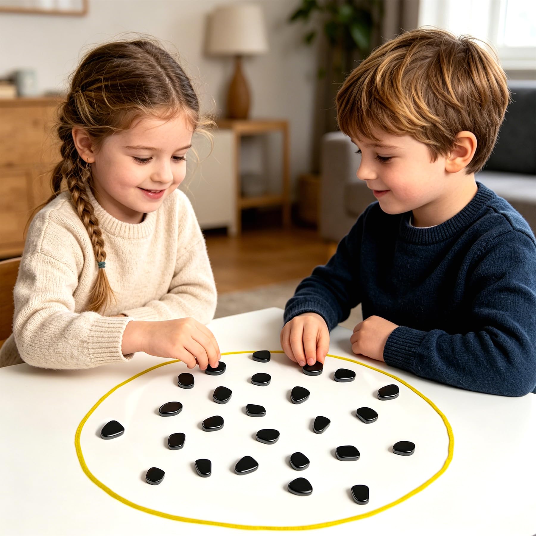 Magnetisches Schachspiel 20 sztuk,Nieregularnych Kamieni (20) | Przenośny Szach Magnetyczny Magnetyczna gra dla Dorosłych Akcesoria Imprezowe dla Spotkań Rodzinnych
