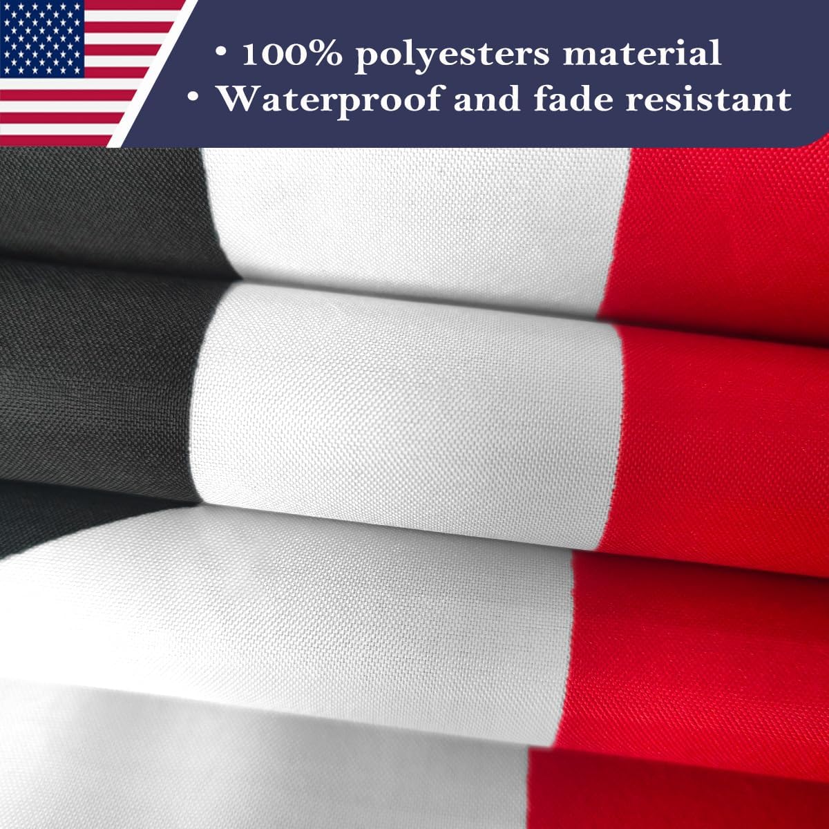 Double Sided Open Flag for Business Sign 4x6 Made in USA Outdoor Heavy Duty 3 Ply Polyester Commercial Flag with White Starting Tape and 2 Brass Grommets