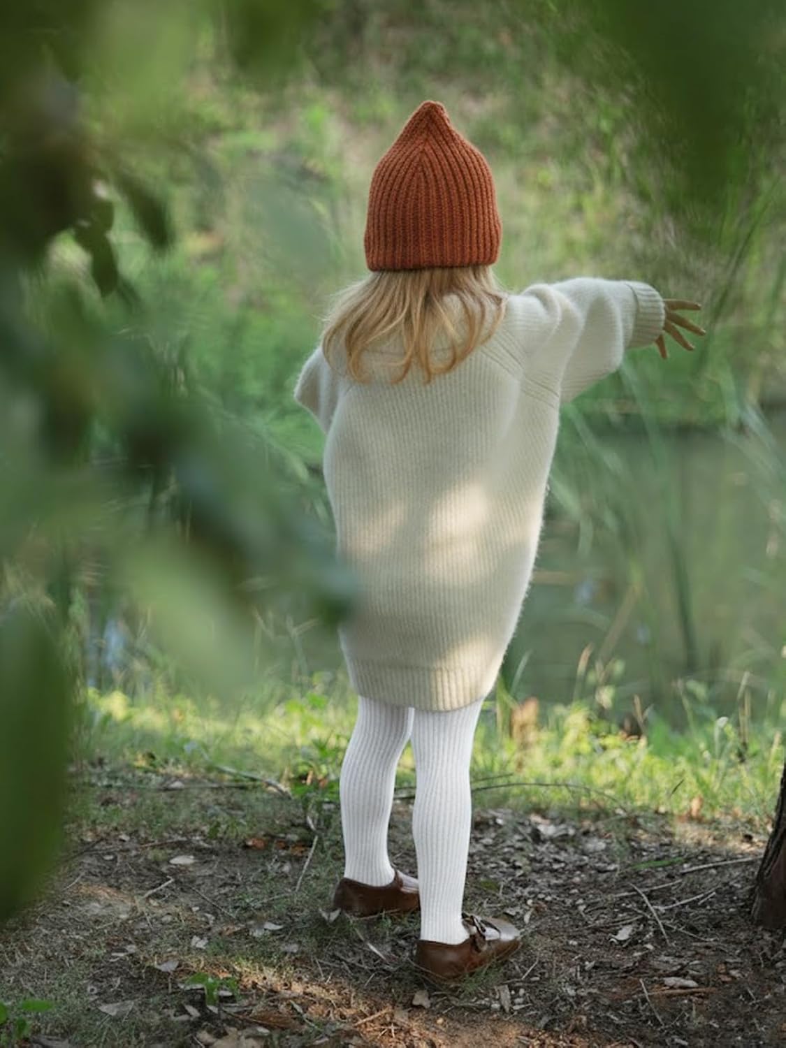 Mini angel Baby Tights Toddler Ribbed Knit Leggings Cotton Infant Stockings Pantyhose 0-4T - Image 4