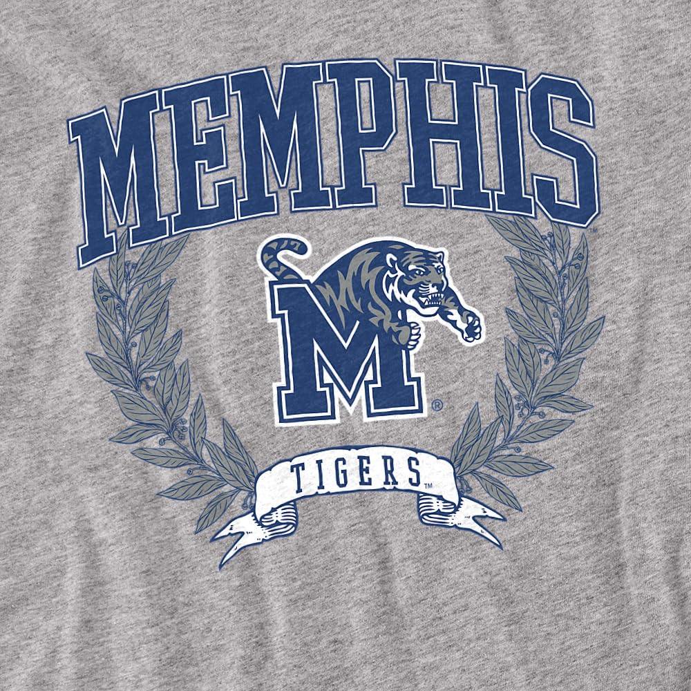 LOGOVISION University of Memphis Laurels Dark Kids T Shirt (3) for Toddler Boys and Girls, Athletic Heather