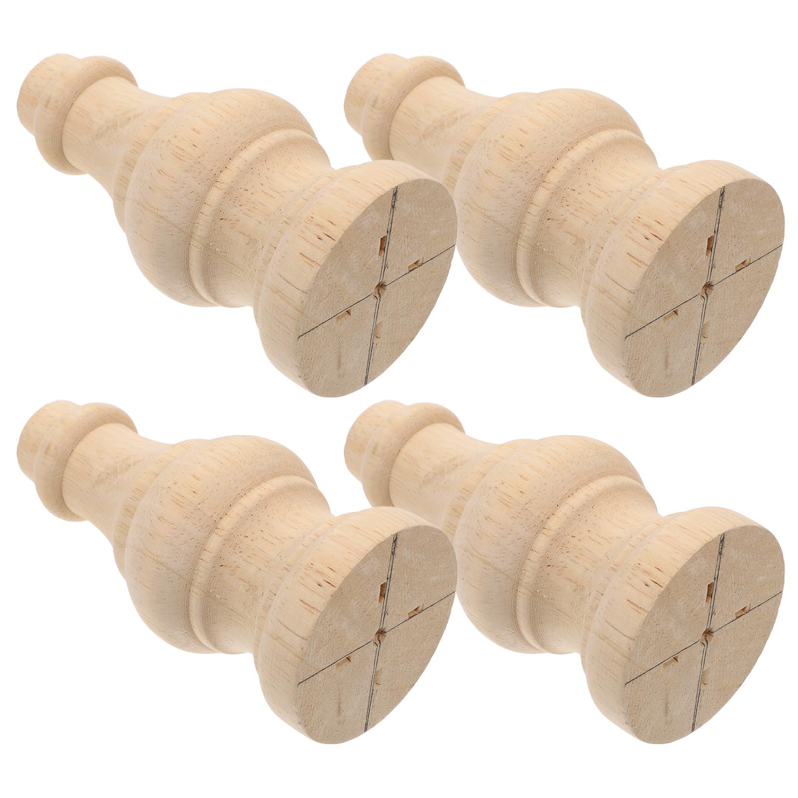 Patas de madera maciza para renovar la cómoda del dormitorio con estilo