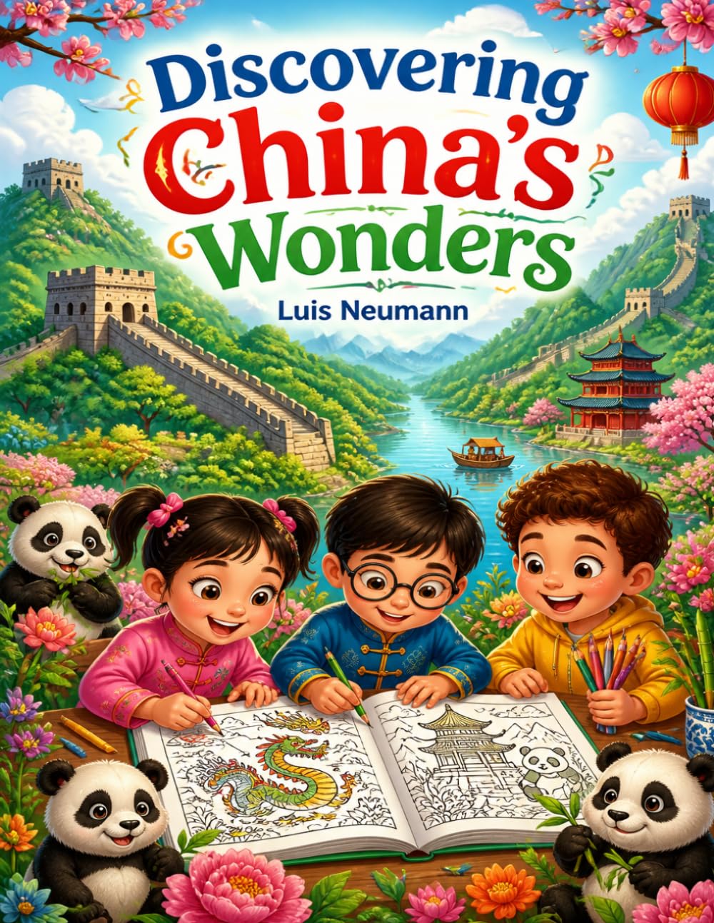 Discovering China's Wonders: A Coloring Book for Kids Ages 3-15: Explore the Beauty of China Through Fun Stories and Activities (Exploring countries ... the world in fun stories with coloring pages)