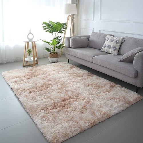 Miniatura 8 de Alfombra de leopardo esponjosa de 4 x 6 pies para sala de estar, dormitorio, alfombra de área con estampado de guepardo y negro de 4 x 6 pies,