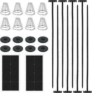 2 Pack Fan Mounting Kit, Radiator Fan Zip Ties Clips Mounting Kit, Electric Mount Hold Down, for Electric Cooling and Transmission Cooler