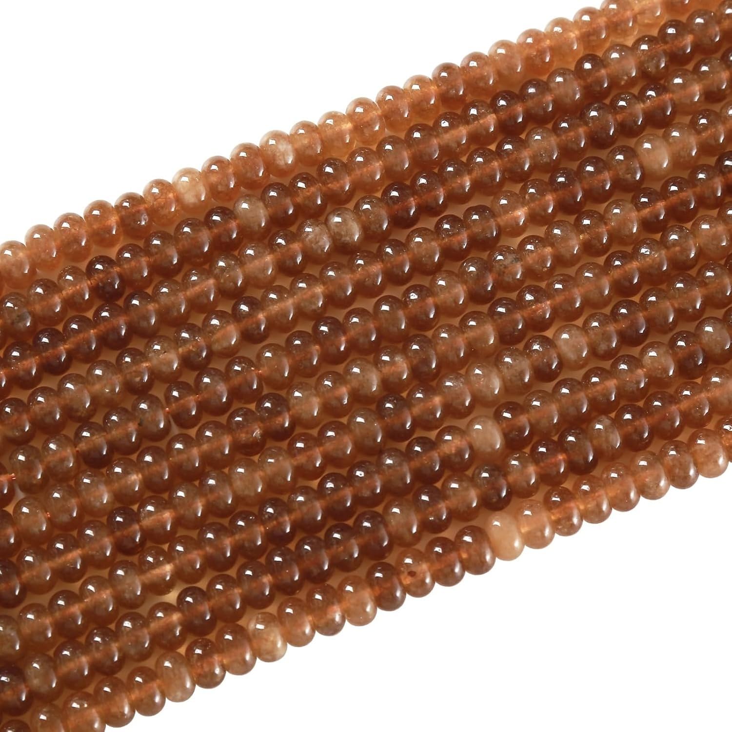 76 sztuk naturalnego jadeitu jasnozielonego 5x8mm abakus koraliki luzem do tworzenia biżuterii DIY bransoletka naszyjnik, Jasnozłoty turmalin, Dysk liczybnia 5x8mm