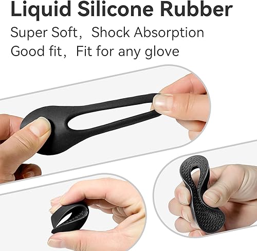 Miniatura 4 de Paquete de 2 protectores de pulgar de béisbol para bateadores profesionales, ayuda de entrenamiento de bateador, protector de pulgar de béisbol y