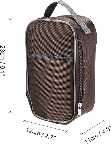 Miniatura 2 de PATIKIL Lonchera aislada de 4.7 x 4.3 x 9.1 pulgadas, tarro de alimentos aislado impermeable con bolsillo, lonchera portátil para oficina, trabajo,