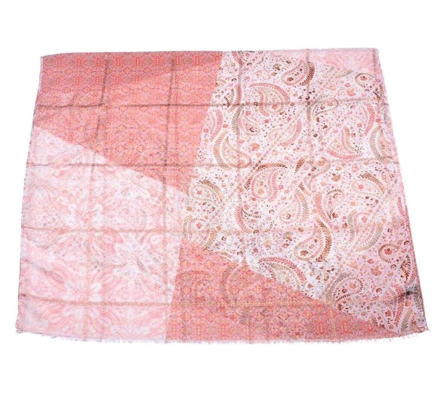 Sciarpa Invernale Sciarpa da Donna Scialle Avvolgente Protezione Solare Calda Modello con Stampa Dorata Regalo per Donna Sciarpa Scialle(B)