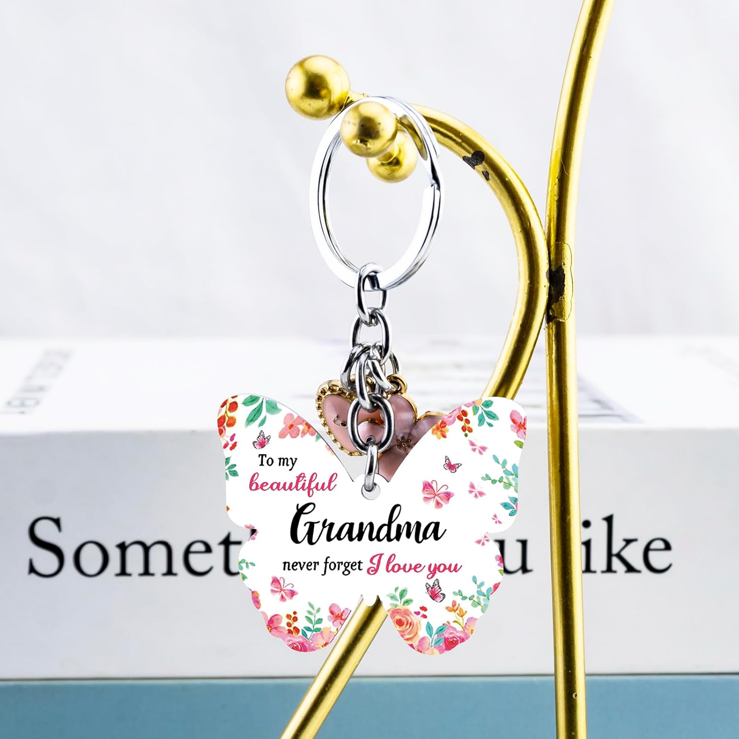 OEHEDOU Grandma Gifts Birthday Gifts For Grandma Keychain Mothers Day Gift For Grandmother Mothers Day Gift Birthday Present Grandmother Birthday Present Happy Birthday Grandma - Image 4