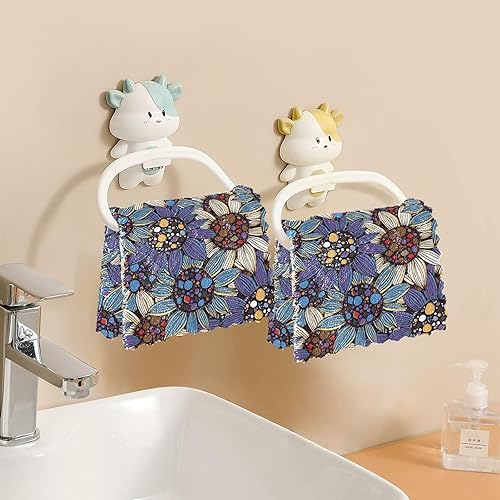 Miniatura 6 de KLL Ropa de plato con patrón de girasol sin costuras para lavar platos, restaurante, paños de té turcos, cocina, toallas de mano, café, cocina,