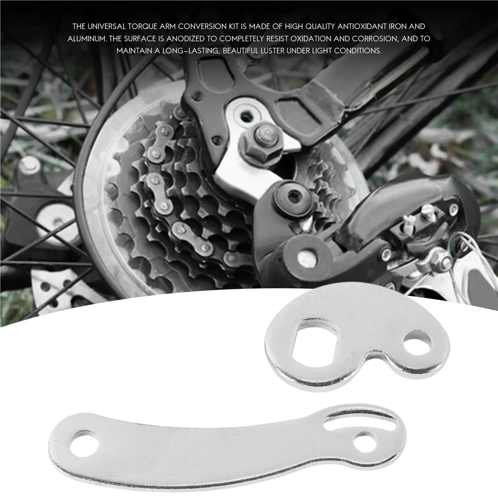 Kit di conversione per braccio dinamometrico, universale, kit di conversione per bicicletta elettrica anteriore o posteriore