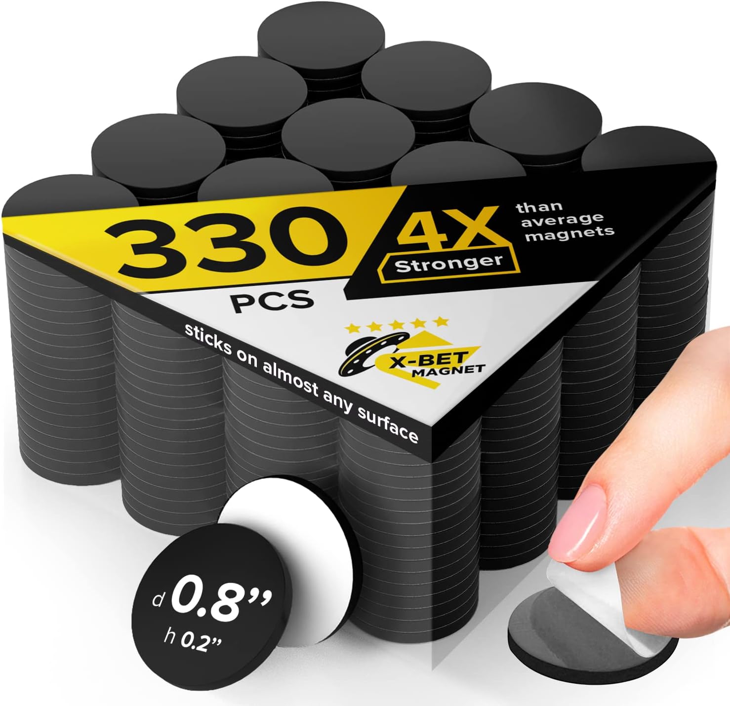 Adhesive for Crafts 330 PCs Flexible Round