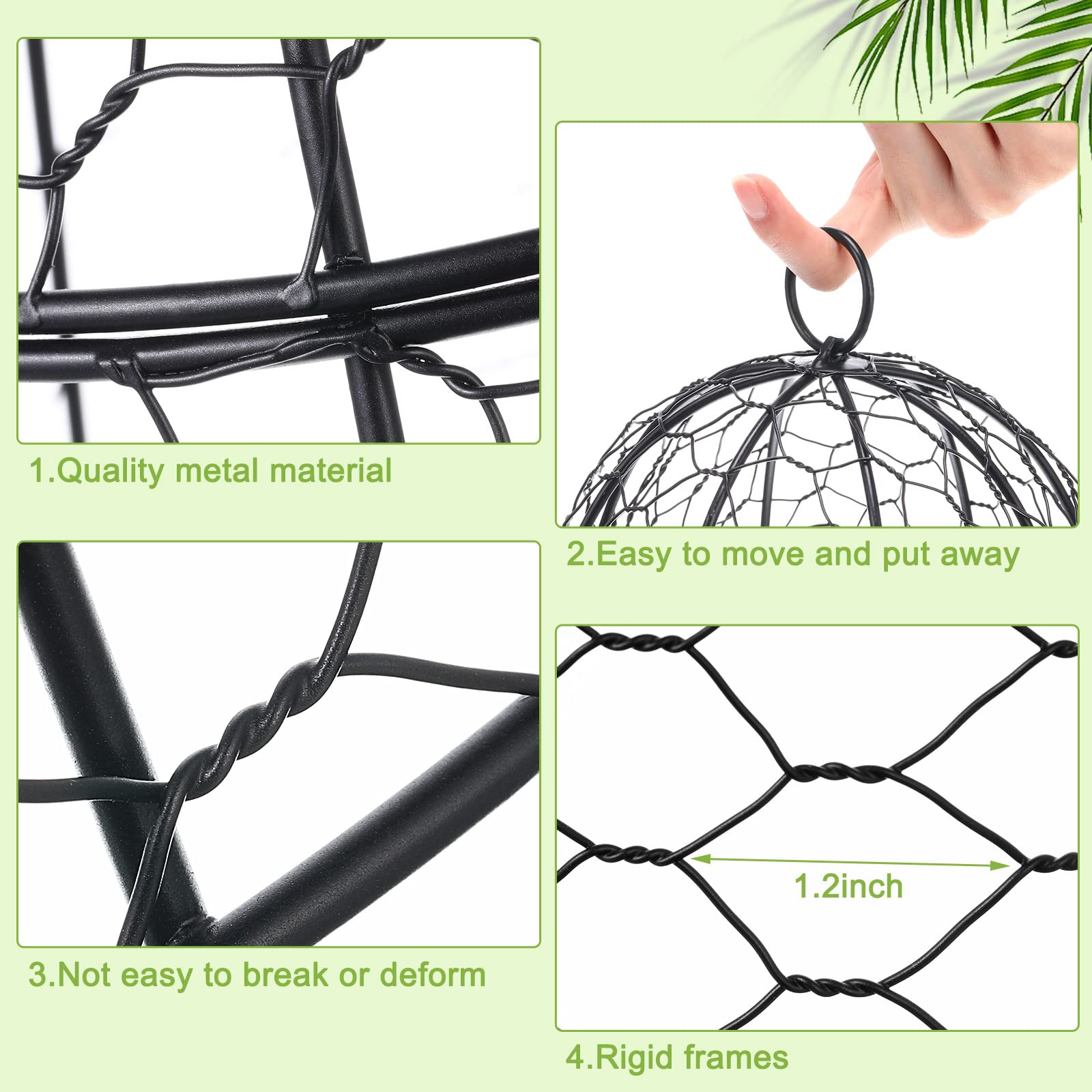Paquete De 10 Protectores De Plantas De Animales, 12 X