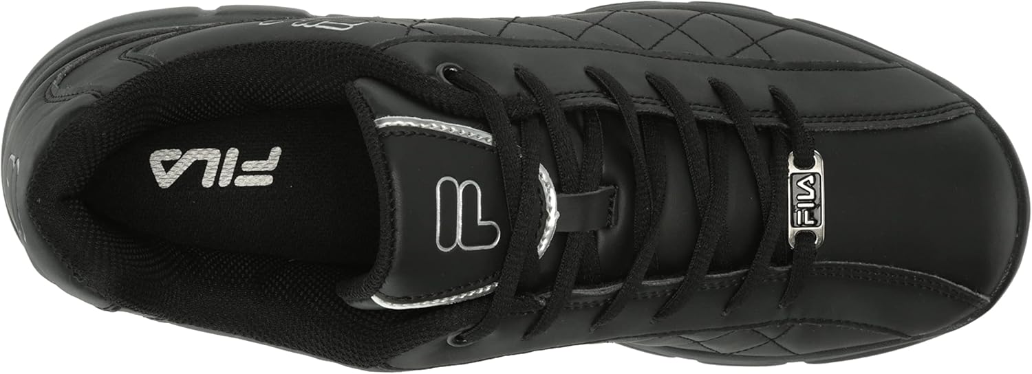 Fila Men's Fulcrum 3 Training Shoe 7 Black/Black/Metallic Silver