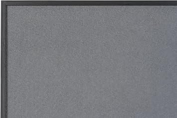 Bi-Office New Basic Grey Felt Notice Board, 39 x 29 cm, Black Pine Frame