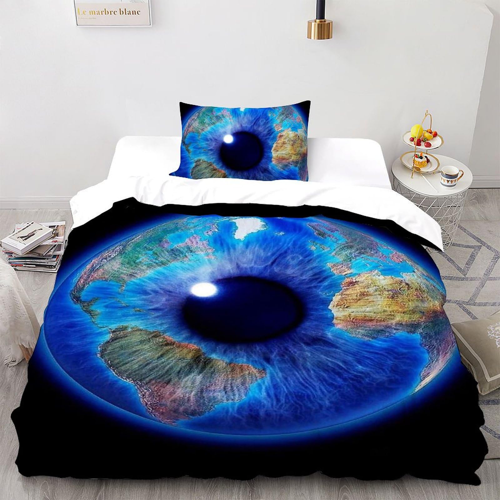 Parure de lit animal sauvage 135x200 cm pour une décoration de chambre style safari nature