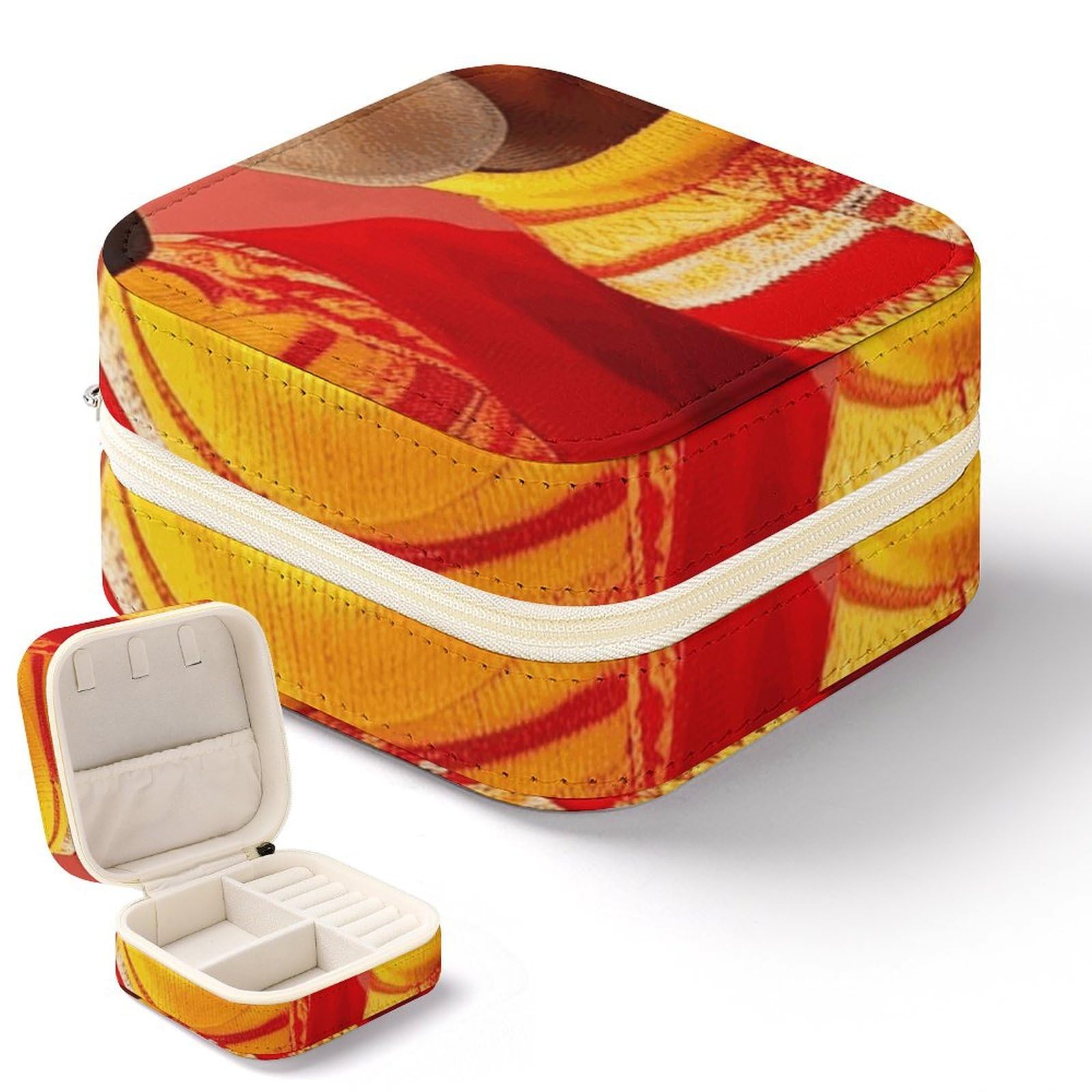 Boîte à bijoux teckel nomade pour vos week-ends et voyages
