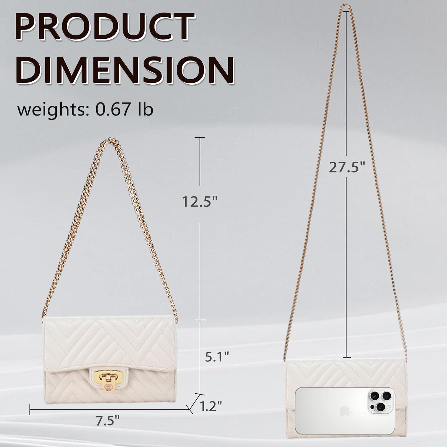 Small Crossbody Bag Sling Bag, Phone Holder for Women - Image 7