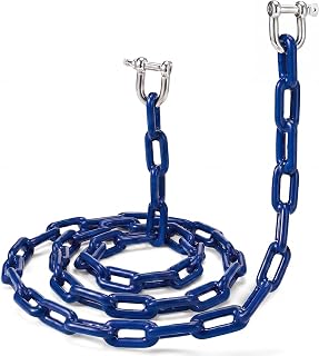 MorningRo PVC Coated Boat Anchor Chain 1/4 Inch x 4ft/ 5ft/ 6ft/ 7ft