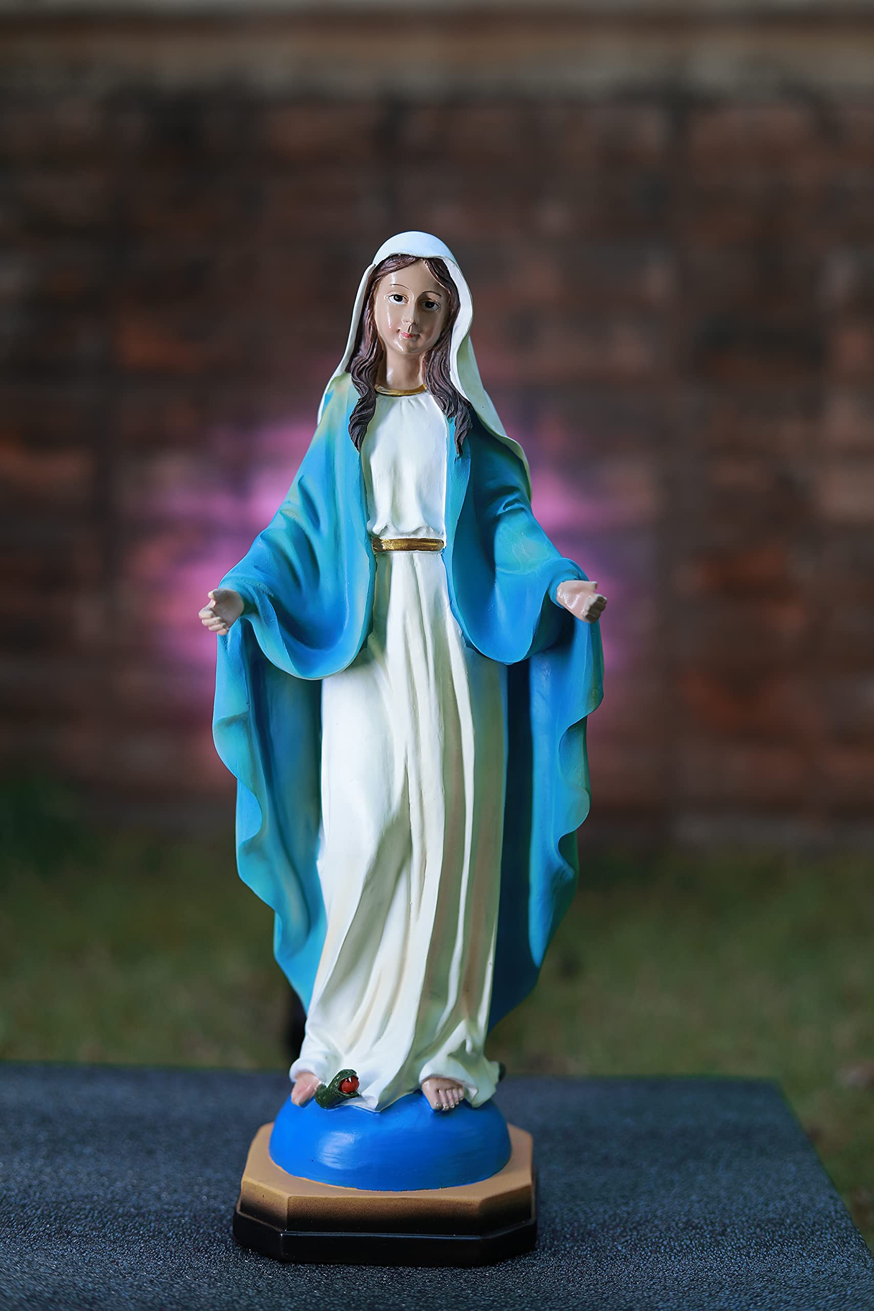 Buy Breeze Handicrafts Imported Poly Resin Statue of Mary of Grace