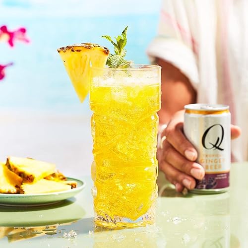 Miniatura 7 de Q Mixers Cerveza tropical de jengibre, 7.5 onzas líquidas, paquete de 4