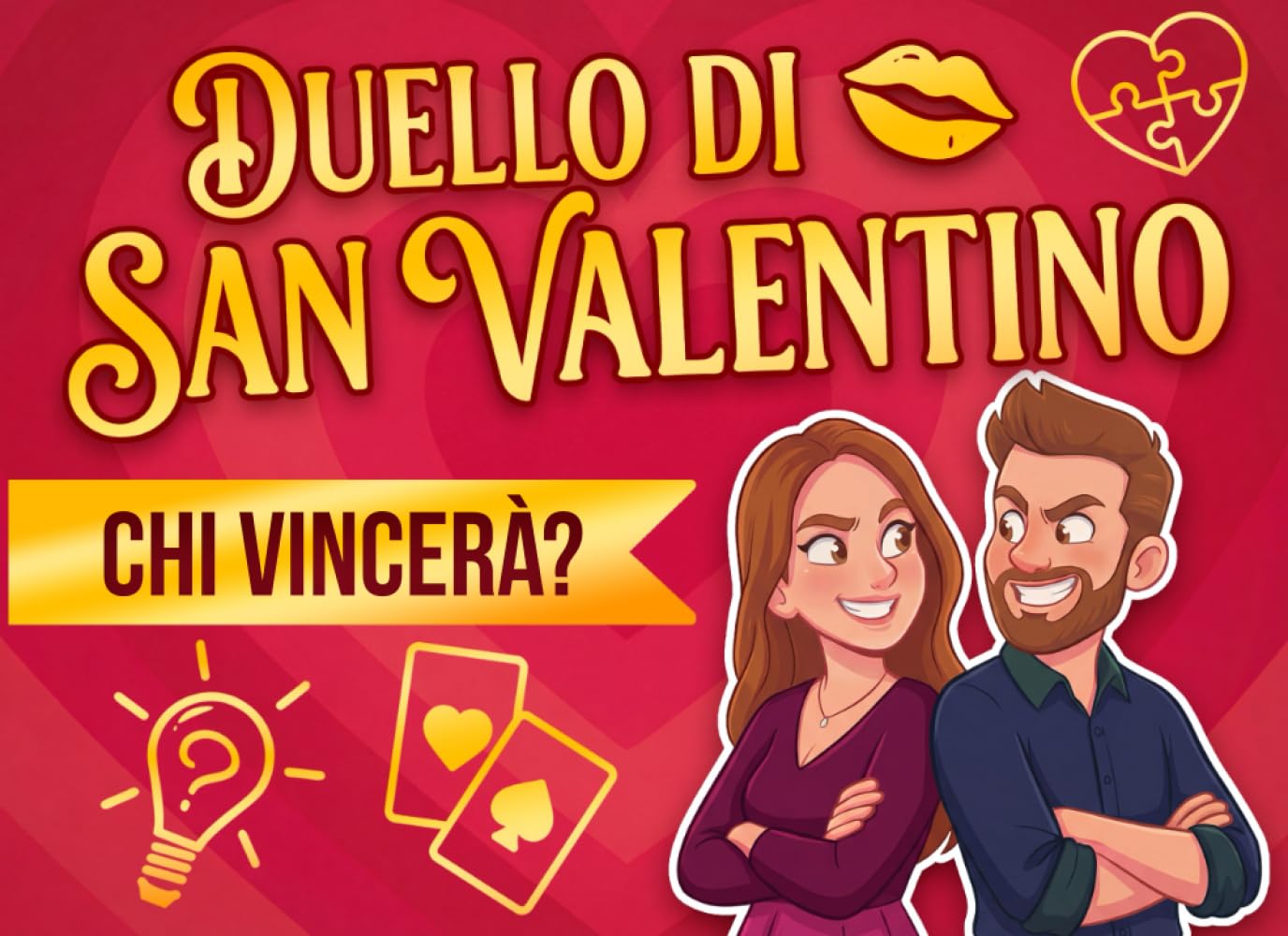 DUELLO DI SAN VALENTINO - Chi Vincerà?: Libro di Giochi e sfide di coppia per un San Valentino speciale | Idea regalo san valentino per lui o lei