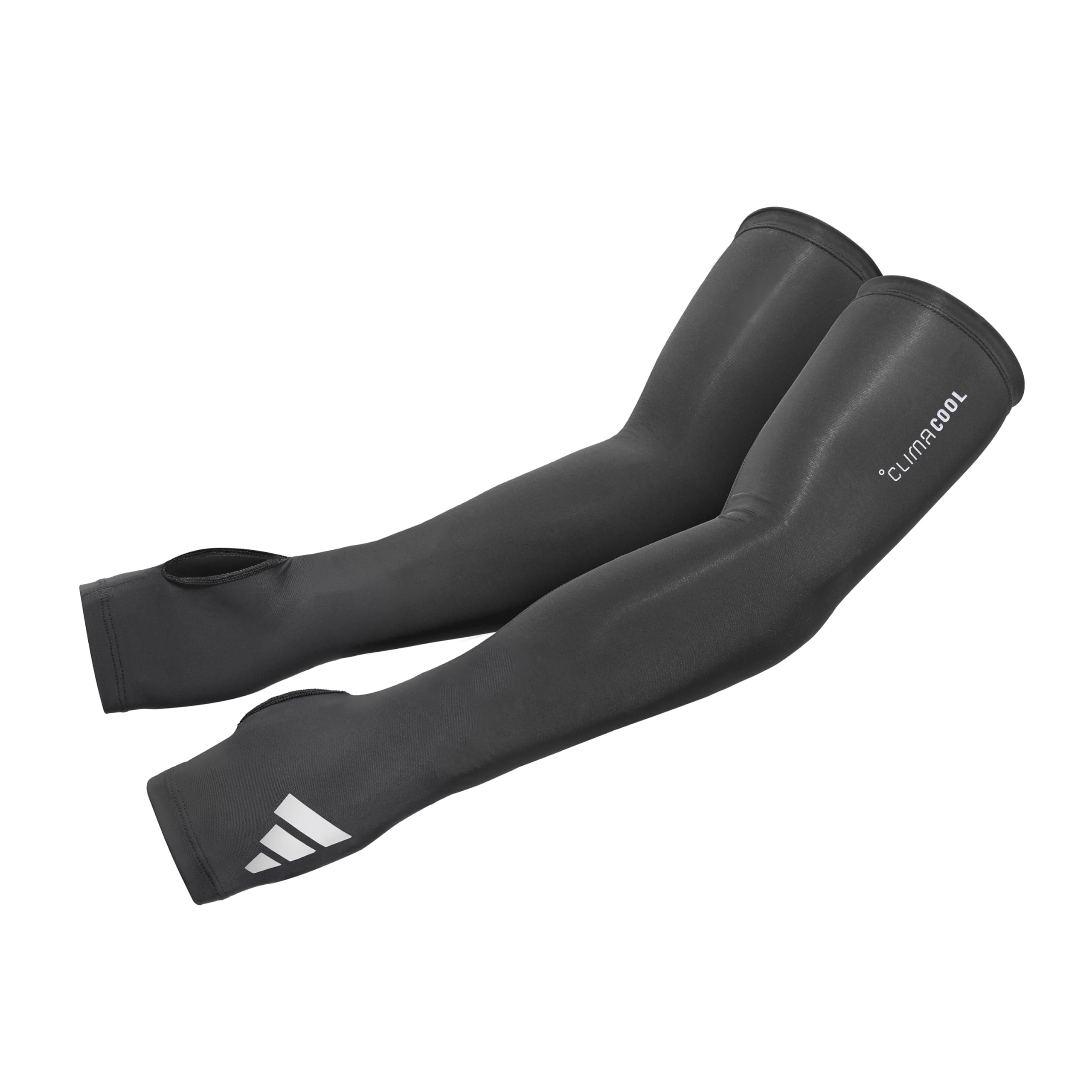 adidas Mangas de compresión para brazos, color negro, L/XL
