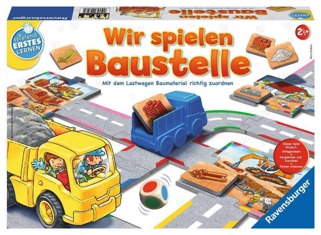 Ravensburger 24726 4 "We Play Construction Site" Game