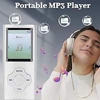 Vista 3 de Reproductor de MP3 MP4, reproductor de música MP3 portátil, pantalla LCD de 1.8, reproductor de MP3 con altavoz de video FM, libro electrónico FM